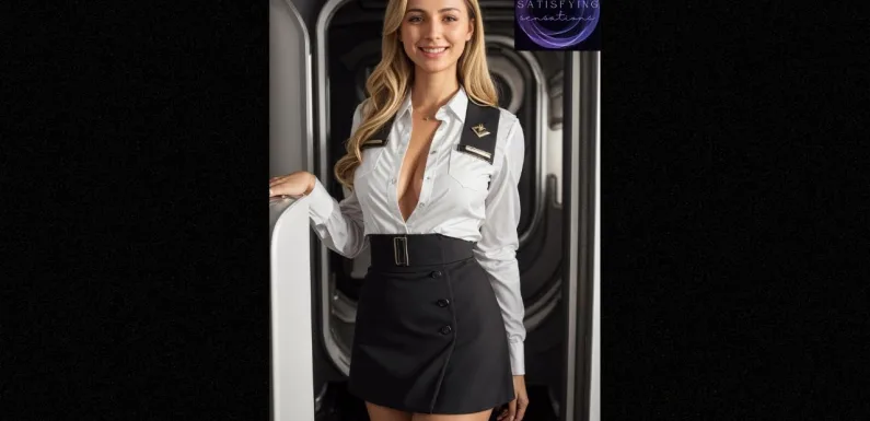 4K LookBook.Come Fly With Me! Flirty Skirts Reaching New Heights. Sexy Flight Attendants. AI Art #94