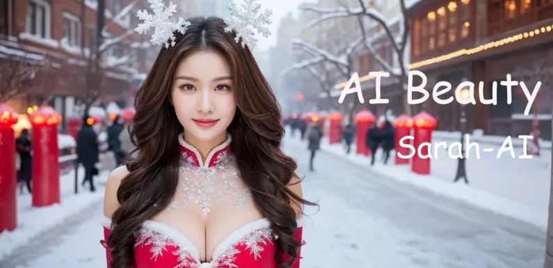 [4K] Korean AI Lookbook/ai art/look book/girl/ai art girl/Beijing Winter Wonderland
