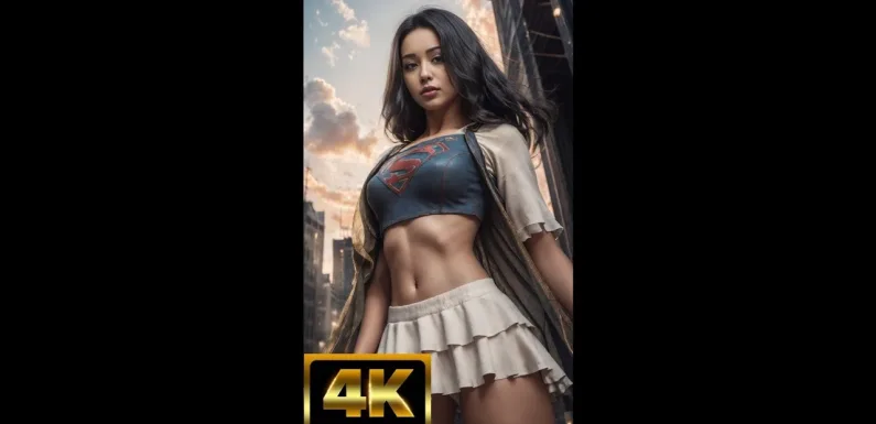 4K LookBook. Super Girl. Super Hot. Super Strong. Will Save Your Day! AI Art.#14