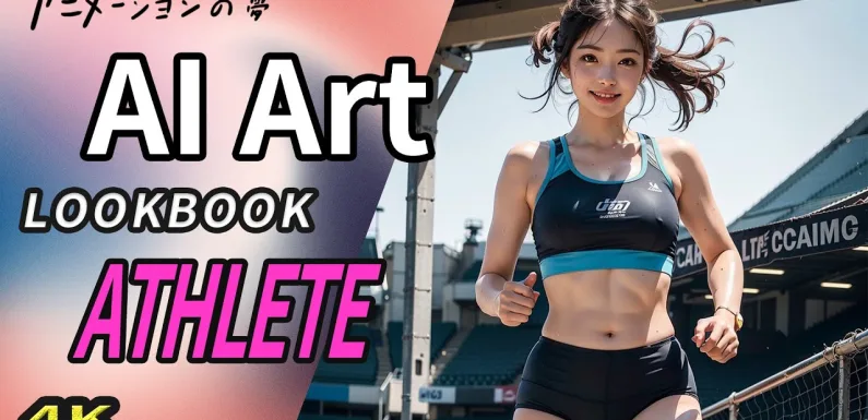 [4K Ai LookBook] Track and field athlete