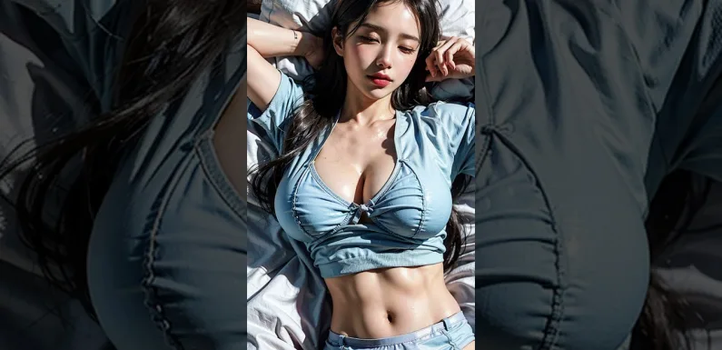 [4K] 잠들기 전 후 sexy girl lying down / Ai Lookbook
