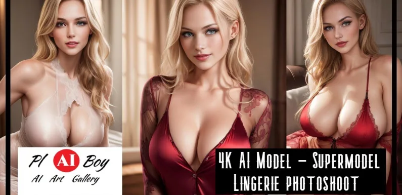 4K AI LOOKBOOK | AI Models | Supermodel Lingerie photoshoot 4K