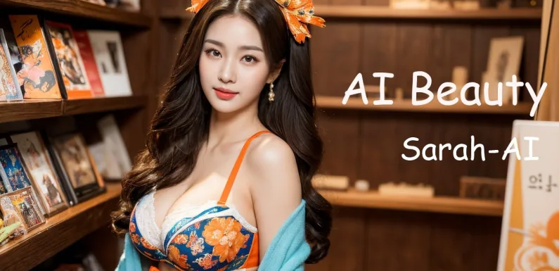 [4K] AI ART Korean Japanese Lookbook Model Al Art video-Toy Store Wonderland
