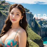 [4K] AI ART Korean Japanese Lookbook Model Al Art video-Tuscany Countryside