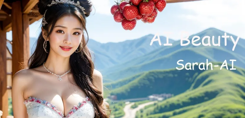 [4K] AI ART Korean Japanese Lookbook Model Al Art video-Majestic Mountain Views