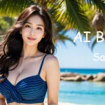 [4K] AI ART Korean Japanese Lookbook Model Al Art video-Coastal Escape