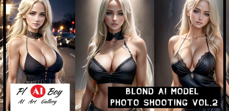 4K AI LOOKBOOK | AI Models | Blond AI Model – 4K Photo Shooting Vol.2