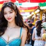 [4K] AI ART Korean Japanese Lookbook Model Al Art video-Gwangjang Market