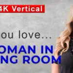 [ 4K AI VERTICAL ] – [ AI ART LOOKBOOK ] – WOMAN IN LIVING ROOM – #001