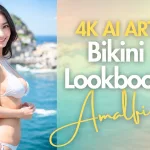 [4K] AI ART video – Japanese Model Lookbook in Amalfi 2