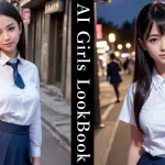 Street snapshots of girls wearing uniforms | AI Lookbook