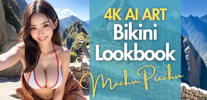 [4K] AI ART video – Japanese Model Lookbook at Machu Picchu