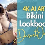 [4K] AI ART video – Japanese Model Lookbook in Desert Oasis