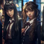 [4K] AI Art Lookbook – Schoolgirl Cosplay, European/Korean/Japanese Model Girls #5 룩북, ルックブック