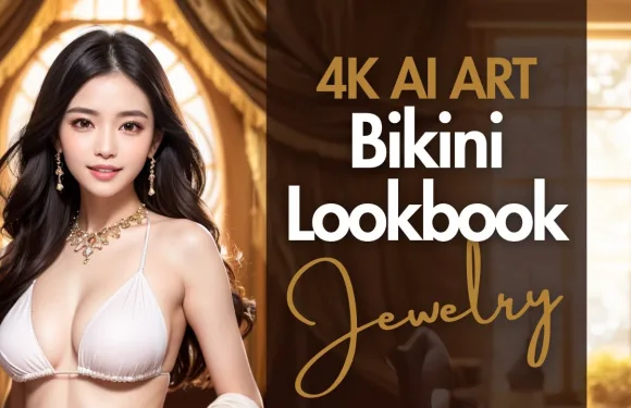 [4K] AI ART video – Japanese Model Lookbook with Jewelry