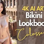 [4K] AI ART video – Japanese Model Lookbook at Colosseum