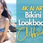 [4K] AI ART video – Japanese Model Lookbook at Cliffside