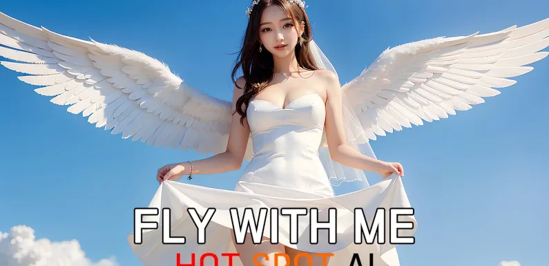 AI Beauty Girl – Fly With Me – Angel Cosplay – AI Art – 4K AI Lookbook – AI Girlfriend