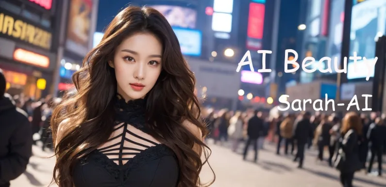 [4K] AI ART Korean Japanese Lookbook Model Al Art video-Yonge-Dundas Square