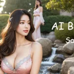 [4K] AI ART Korean Japanese Lookbook Model Al Art video-Zen Garden