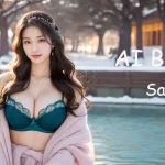 [4K] AI ART Korean Japanese Lookbook Model Al Art video-Temple of Heaven Park