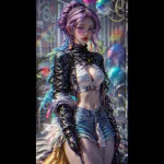 [4k AI lookbook] Cyberpunk beauty #aiart #aipictures