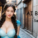 [4K] AI ART Korean Japanese Lookbook Model Al Art video-Street Art Alley