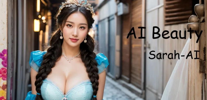 [4K] AI ART Korean Japanese Lookbook Model Al Art video-Street Art Alley