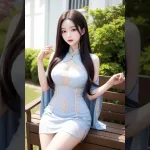 치파오st (4K) AI lookbook, AI Chinese dress