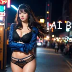 [4K] AI Lookbook/Beauty/Lan Kwai Fong Nightlife