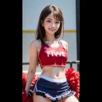 【4K AI LookBook】チアガール！| Cheerleader Beauty LookBook 01