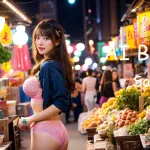 [4K] AI Lookbook/Beauty/Shilin Night Market