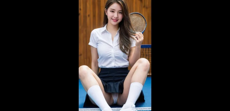 4K / Girlfriend tennis pictorial #1 / ai art lookbook