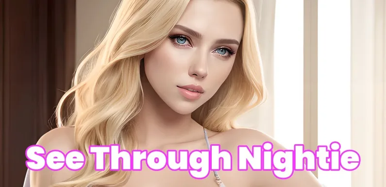 [ AI ART 4K ] Nightie (See Trough) | Nightgown LOOKBOOK ( Helen )