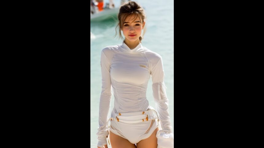 4K LookBook. Lingerie Ladies Let Loose On The Beach. AI ART