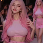 [4K] AI ART Korean Japanese Lookbook Model Al Art video-Ice Hockey Rink