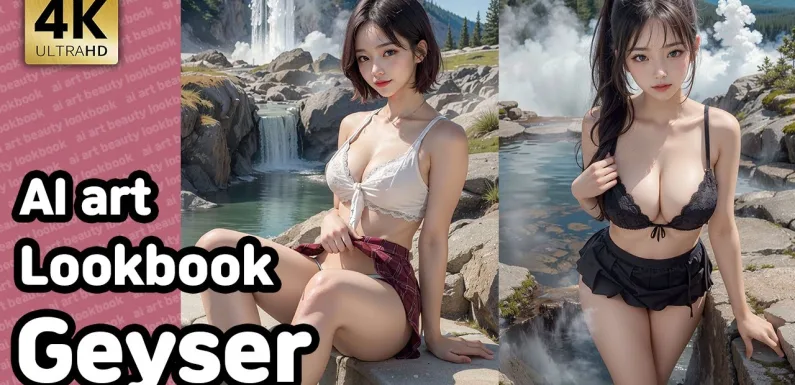 4k ai art | 간헐천 AI 룩북 | Various fashion styles AI lookbook in Geyser