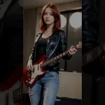 [4K] Fierce & Sensual Female Guitarists Short 47 | AI LOOKBOOK #aigenerated #ai룩북 #ai美少女
