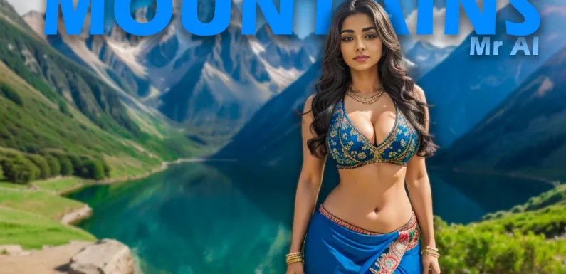 [4K] AI ART Indian Lookbook Girl Al Art video – Mountain