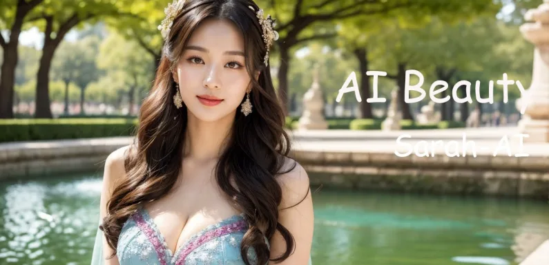 [4K] AI ART Korean Japanese Lookbook Model Al Art video-Retiro Park