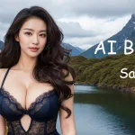 [4K] AI ART Korean Japanese Lookbook Model Al Art video-Fiordland National Park