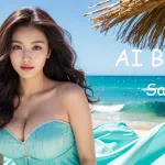 [4K] AI ART Korean Japanese Lookbook Model Al Art video-Outback Oasis