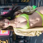 [4K] AI ART Japan Lookbook Model Video – Glowing Neon Signage #ai룩북 #art #beauty