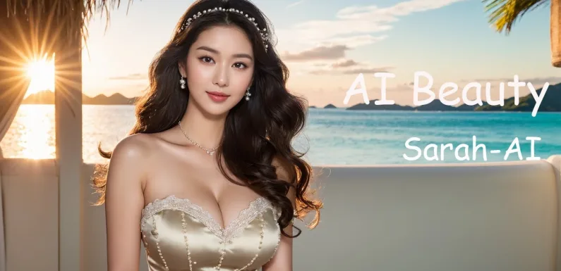 [4K] AI ART Korean Japanese Lookbook Model Al Art video-Whitsunday Islands