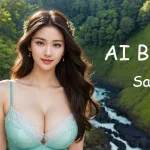 [4K] AI ART Korean Japanese Lookbook Model Al Art video-Snoqualmie Falls