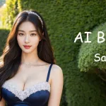 [4K] AI ART Korean Japanese Lookbook Model Al Art video-Sculpture Garden