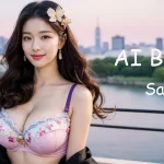 [4K] AI ART Korean Japanese Lookbook Model Al Art video-City Skyline