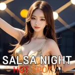 AI Beauty Girl – Salsa Night – AI Art – 4K AI Lookbook – AI Girlfriend