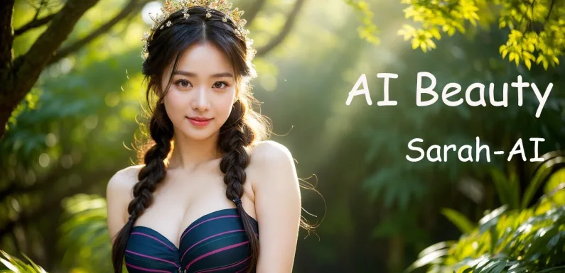 [4K] AI ART Korean Japanese Lookbook Model Al Art video-Enchanted Forest