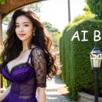 [4K] AI ART Korean Japanese Lookbook Model Al Art video-Blooming Garden